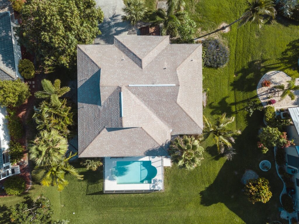 aerial house residential